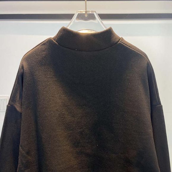 GALLERY DEPT Orange Letter Print Logo T-Shirt - Black Long Sleeve - Picture 5 of 16